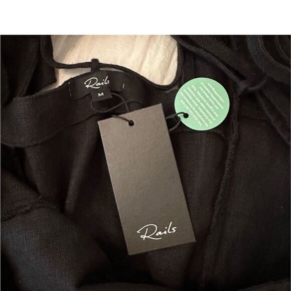 NWT Rails Constance Linen Flutter
Sleeve Midi Dress Medium $268 - Picture 6 of 6